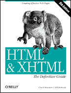 HTML & XHTML: The Definitive Guide Book Cover