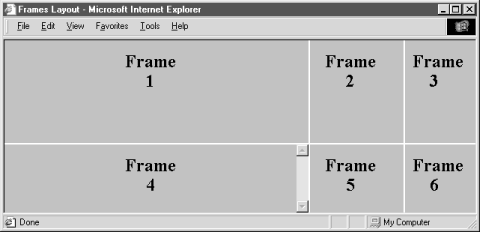 The frameborder attribute lets you remove the borders between frames