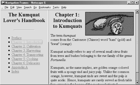 The contents of Chapter 1 are displayed in the adjacent frame