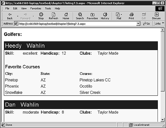 Figure 7.2: Transforming an XML document into HTML