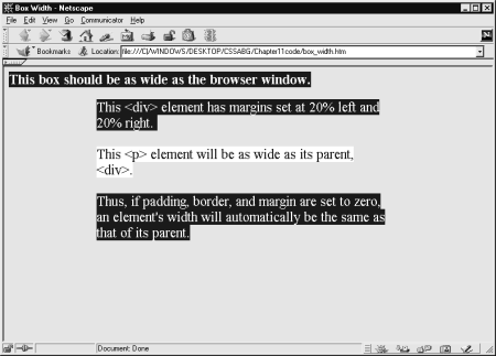 box problems in Netscape 4