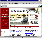 Apple's Home Page as of August 18, 1997