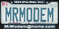 Richard Sherman's MRMODEM license plate