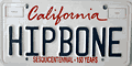 Mark Tacchi HIPBONE license plate