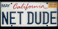 Glen Spaulding NETDUDE license plate