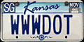 Kevin White WWWDOT license plate