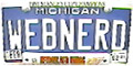 Eric Bellmore WEBNERD license plate