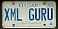 G. Ken Holman's XMLGURU license plate