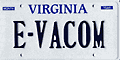 Eva Holtsmark E-VACOM license plate