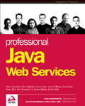 Professional Java Web Services Book Cover