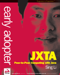 Early Adopter JXTA Book Cover