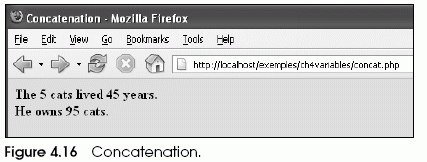 Figure 4.16 Concatenation.